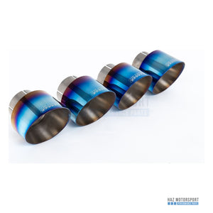 Burnt Titanium GT-100 tailpipe trim