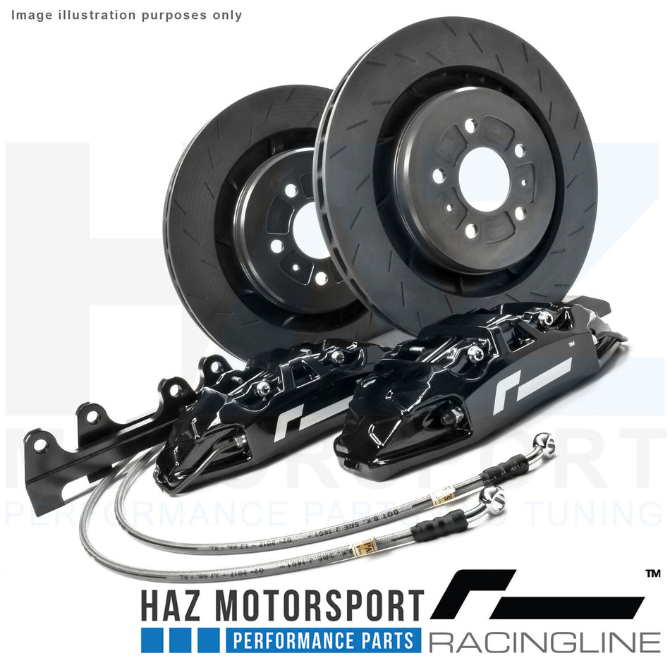 RacingLine Monoblock Performance Big Brake Upgrade Kit VW/Audi/Skoda/Seat BLACK