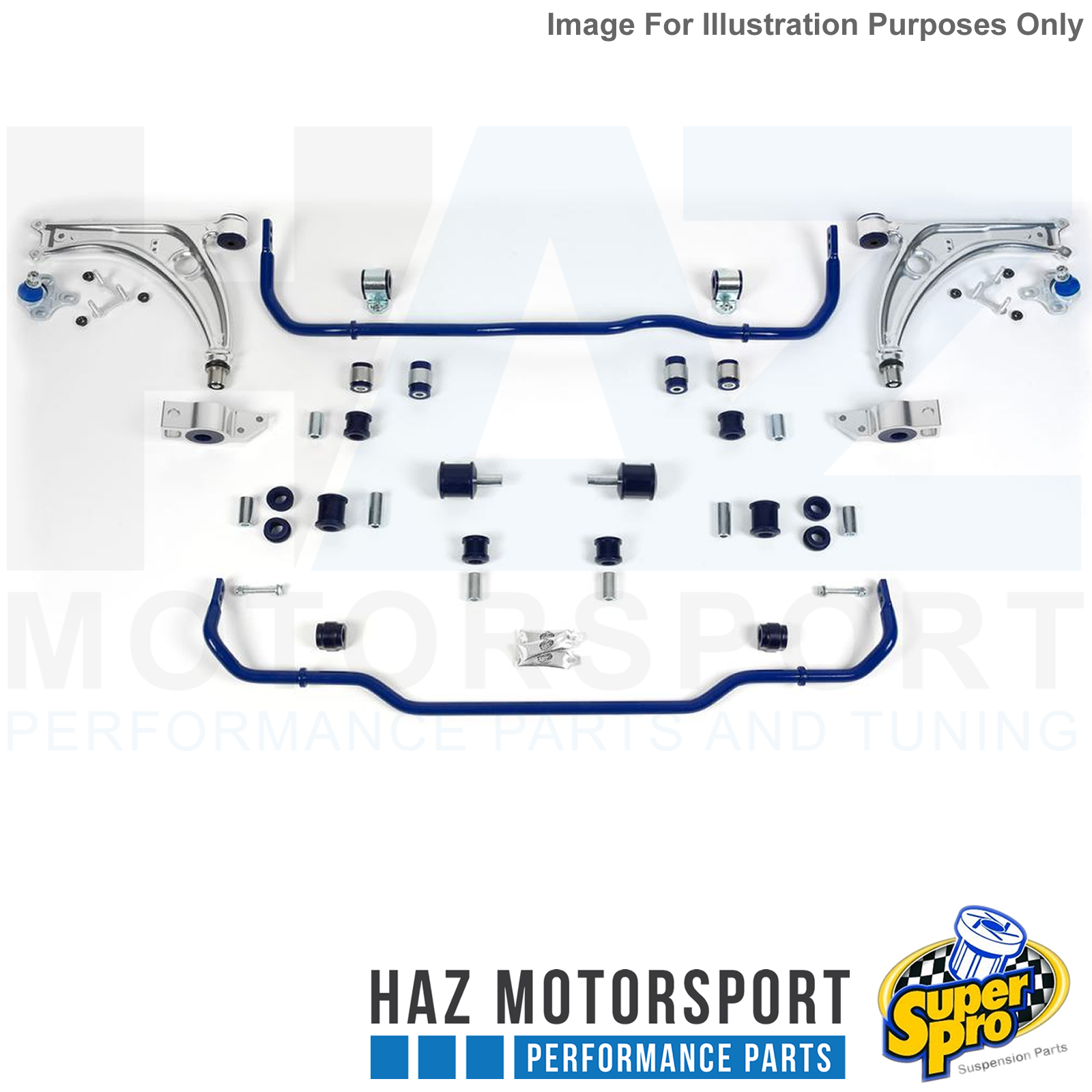 SuperPro Handling Package Sway Bars Arms Links VW Golf MK6 GTI / ED35