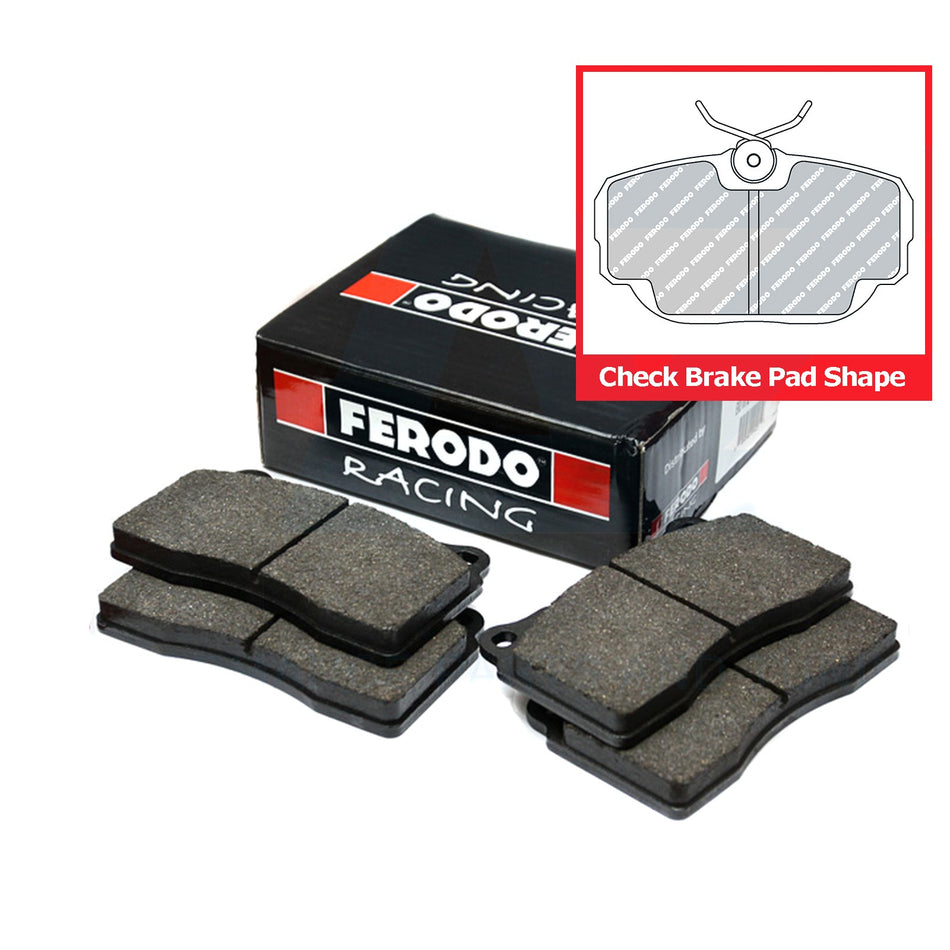 Ferodo Racing DS2500 Front Brake Pads FCP660H (Please check brake pad shape)