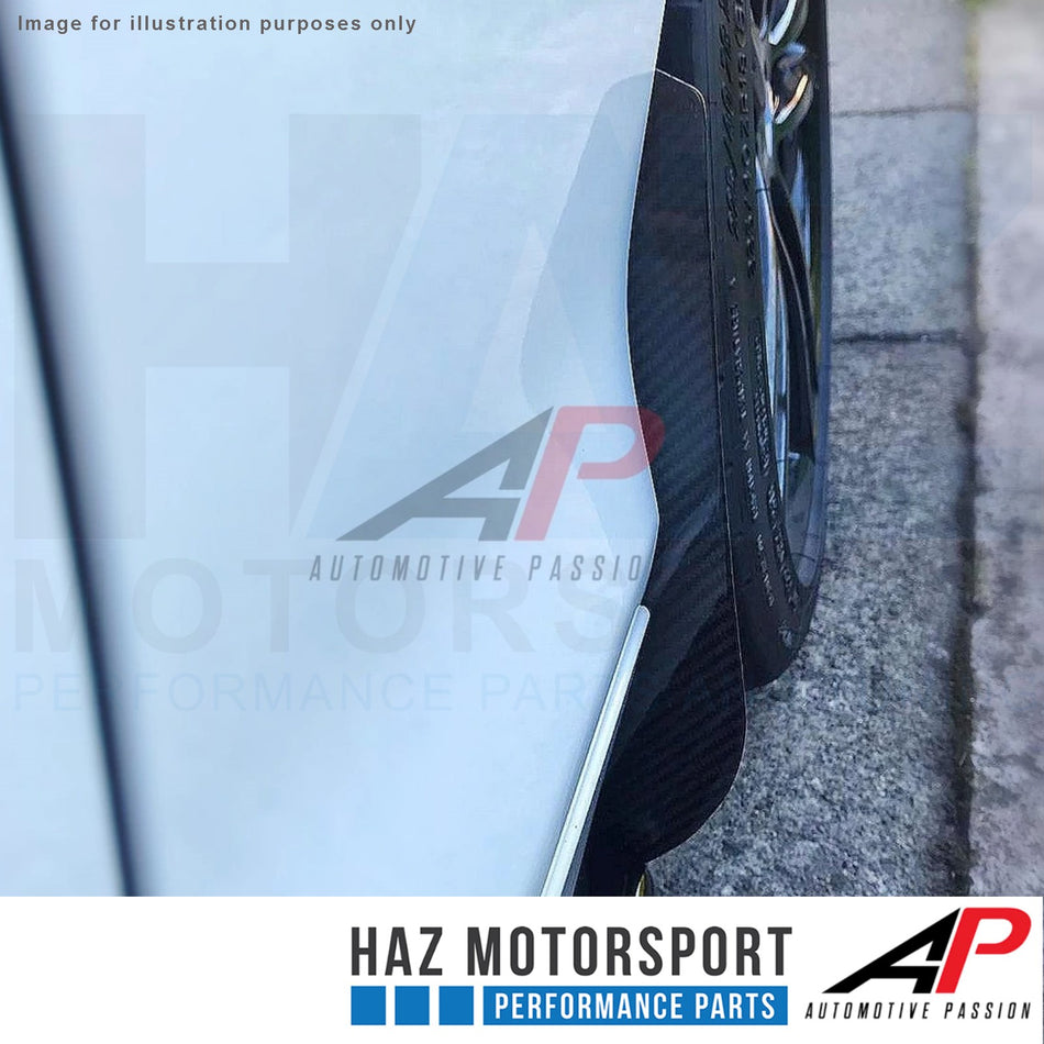 AP Design Gloss Carbon Fibre Mud Flaps/Arch Guards - BMW M135i/M140i F20 F21 (Front & Rear)
