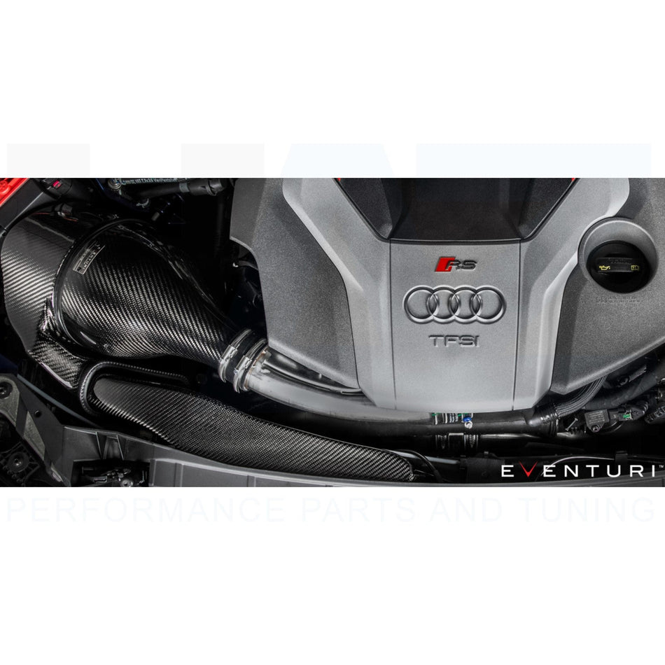 Eventuri Audi S4 S5 B9 Black Carbon Fibre Intake Induction Kit + Secondary Duct