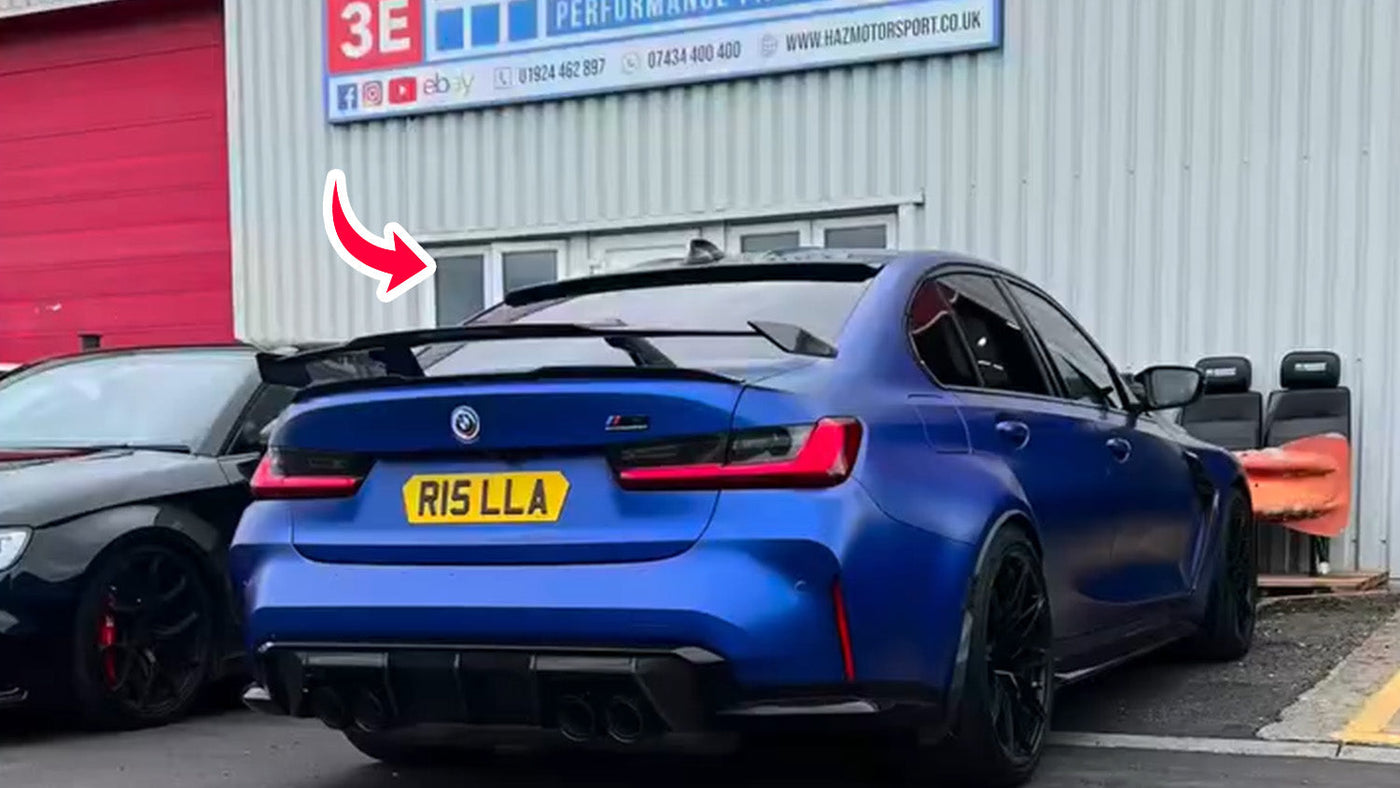 A “frozen M3” refers to a BMW M3 finished in a special matte paint color called “Frozen Blue.”