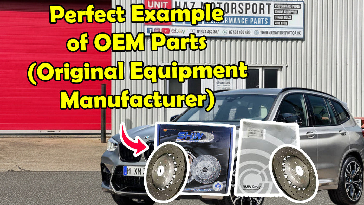 ⚙️ A perfect example of OEM parts (Original Equipment Manufacturer) BMW M Brakes