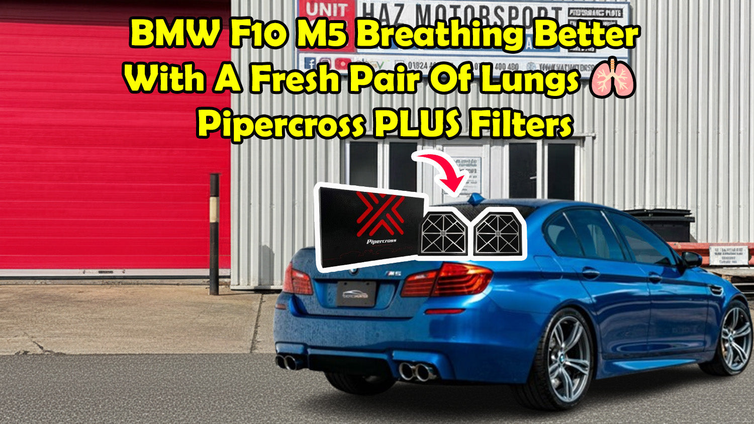 F10 M5 Breathing Better With A Fresh Pair Of Lungs 🫁 Pipercross PLUS Filters ✅