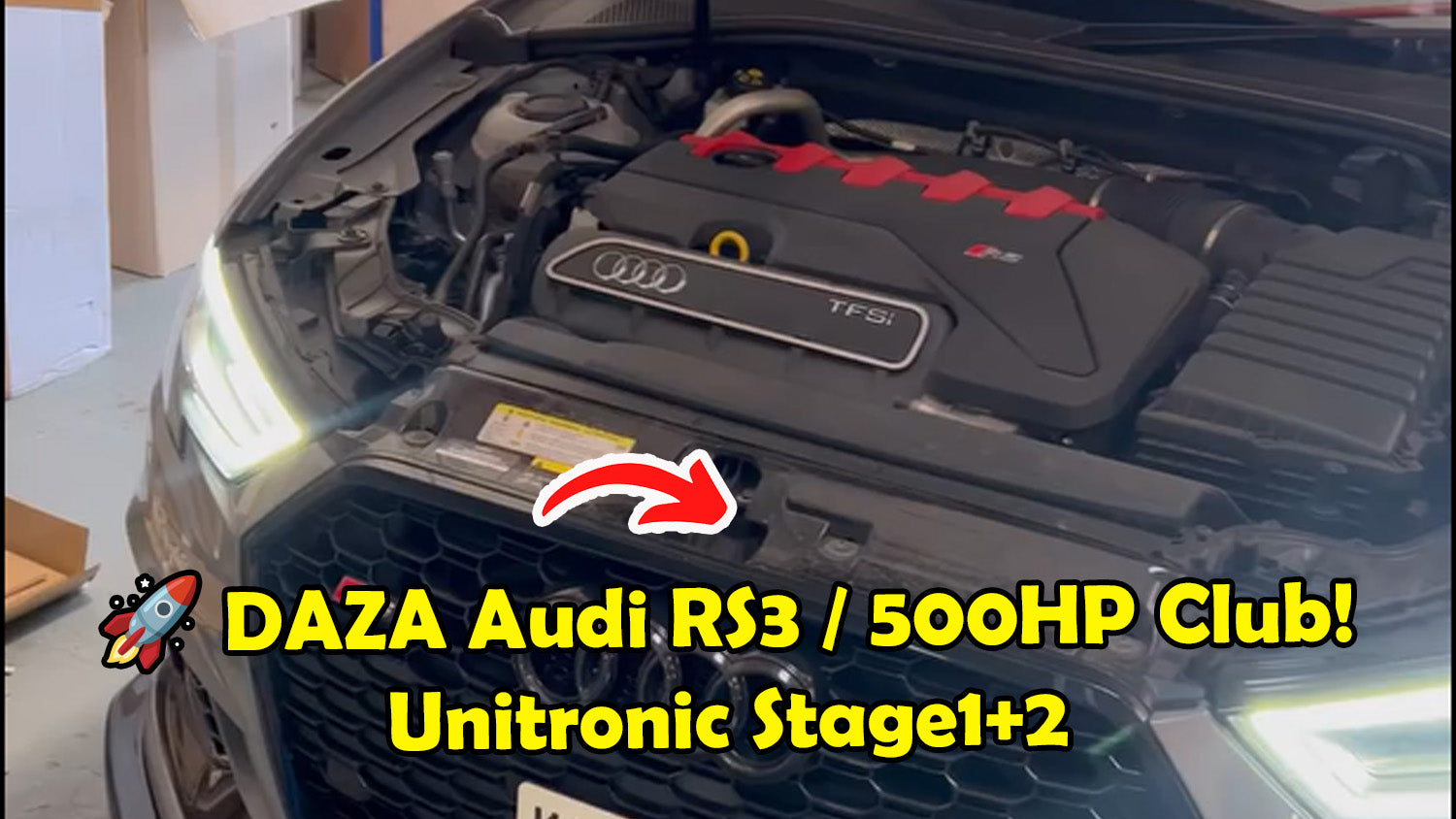 🚀 DAZA RS3 / 500HP Club! / Unitronic Stage1+ (99Ron) ECU Software / Stage2 TCU Software