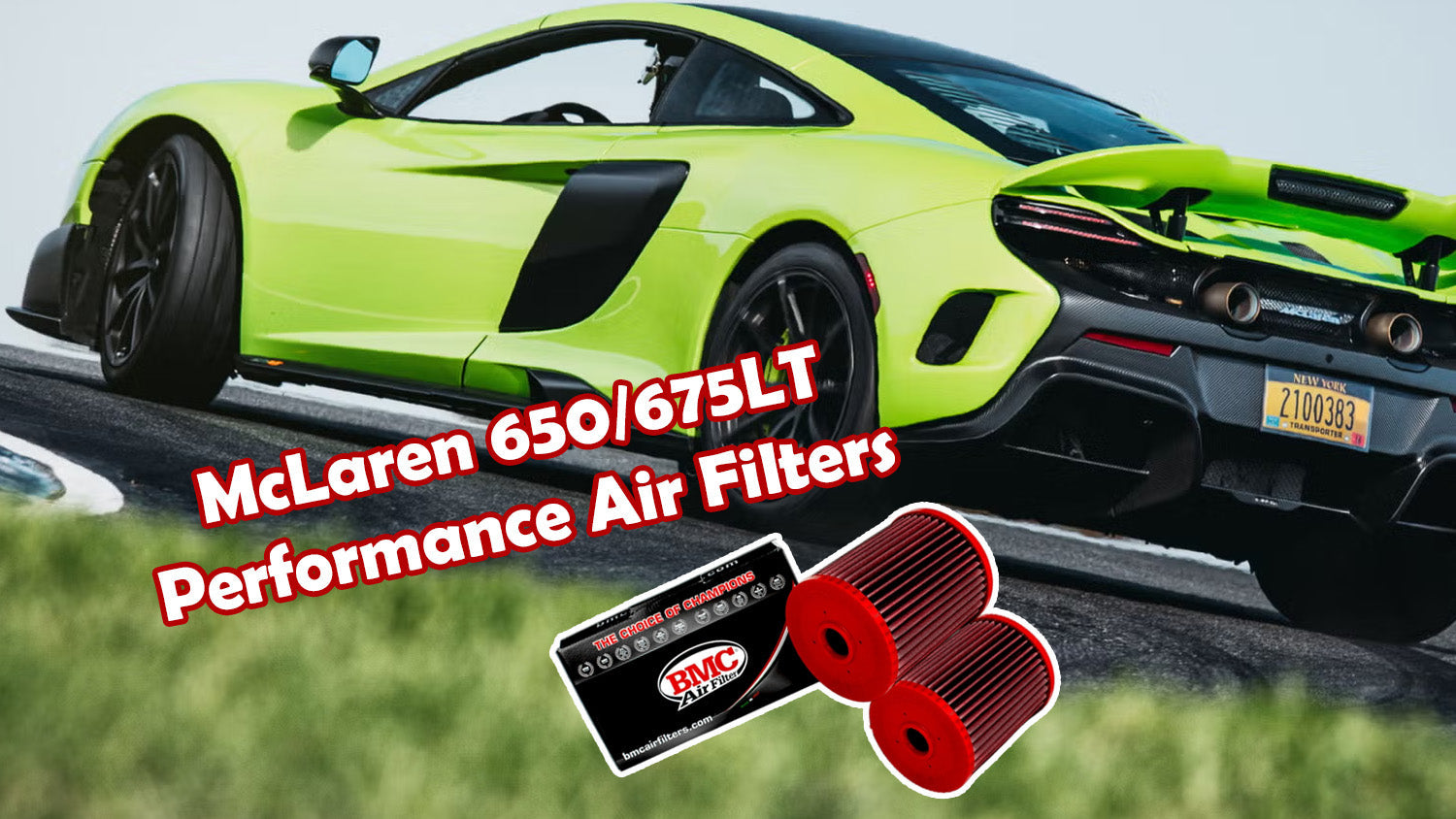 Let Your McLaren Breathe with BMC High-Flow Performance Filters