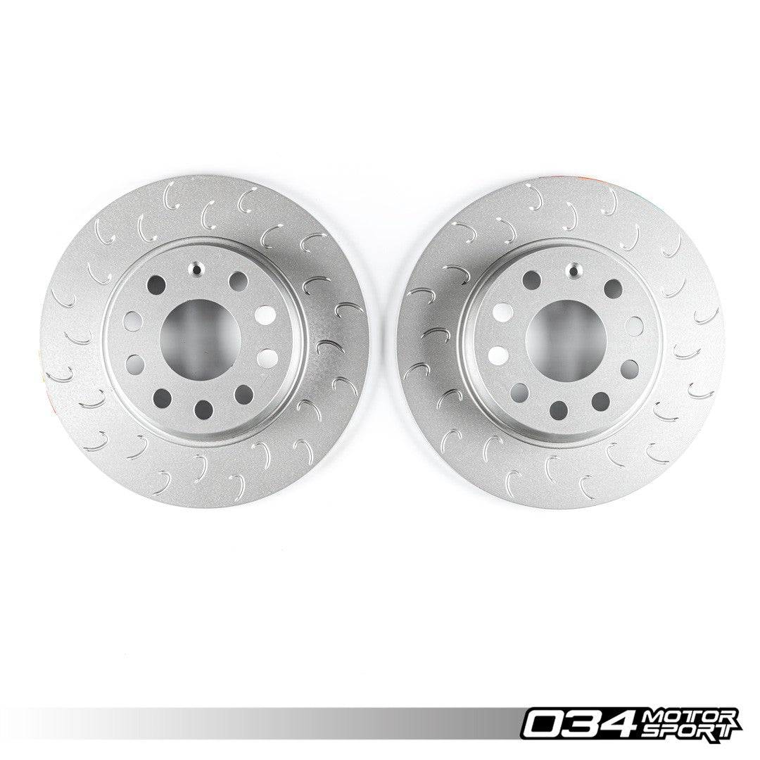 034Motorsport 1-Piece Rear Brake Discs 272x10mm Pair - VW Golf, Audi A3 MQB PQ35 1