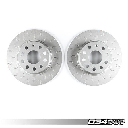034Motorsport 1-Piece Rear Brake Discs 272x10mm Pair - VW Golf, Audi A3 MQB PQ35 1