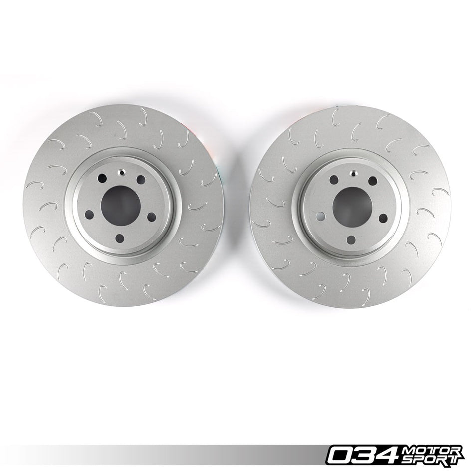 034Motorsport 1-Piece Front Brake Discs 350x34mm - Audi S4 S5 SQ5 B9 B9.5 1