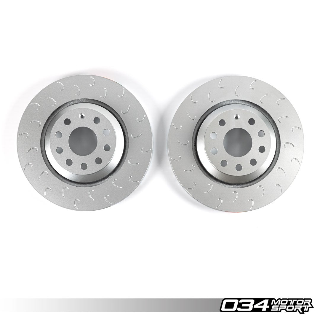 034Motorsport 1-Piece Rear Brake Discs 310x22mm - VW Golf GTI R, Audi S3 RS3 1