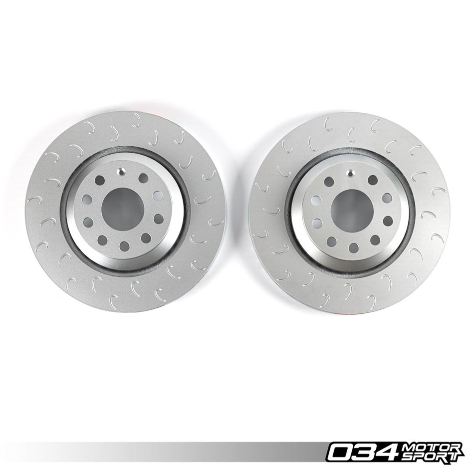 034Motorsport 1-Piece Rear Brake Discs 310x22mm - VW Golf GTI R, Audi S3 RS3 1