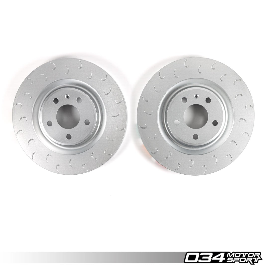 034Motorsport 1-Piece Rear Brake Discs 330x22mm - Audi A4 A5 S4 S5 SQ5 B8 B9 1