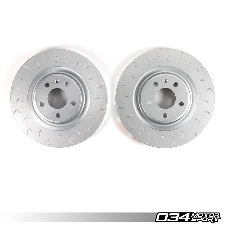 034Motorsport 1-Piece Rear Brake Discs 330x22mm - Audi A4 A5 S4 S5 SQ5 B8 B9 1