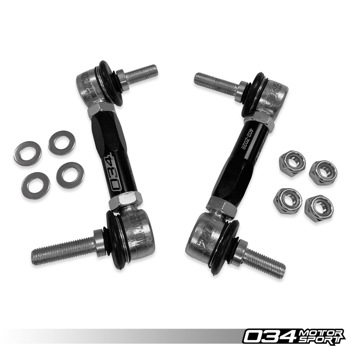 034Motorsport Billet Adjustable Rear Drop Links - VW Golf Mk5 Mk6, Audi A3 8P TT 1