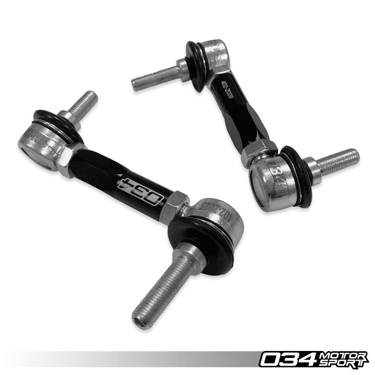 034Motorsport Billet Adjustable Rear Drop Links - VW Golf Mk5 Mk6, Audi A3 8P TT 2