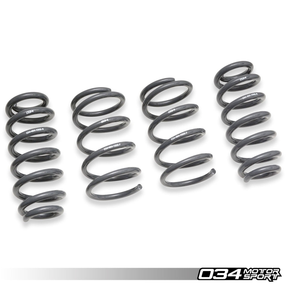 034Motorsport Dynamic+ Lowering Springs 25mm/20mm - Audi RS3 8V.5 Magnetic Ride 1