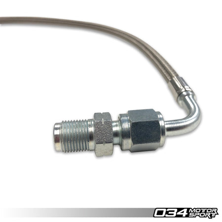 034Motorsport Braided Clutch Slave Hose - Audi 80 90 Coupe Quattro Small Chassis 2