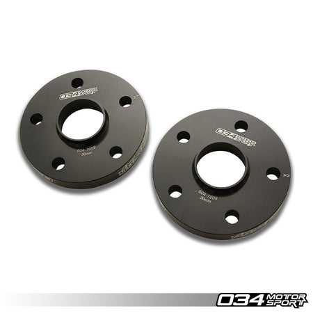 034Motorsport 20mm Wheel Spacer Pair 5x112 57.1mm - VW Golf R, Audi S3 RS3 SQ2 1