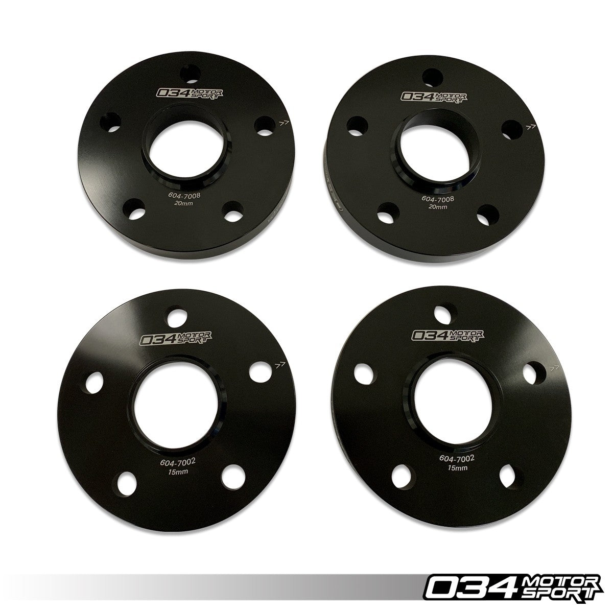 034Motorsport Dynamic+ Flush Wheel Spacer Kit 15mm & 20mm - VW Golf Mk7 GTI R 1