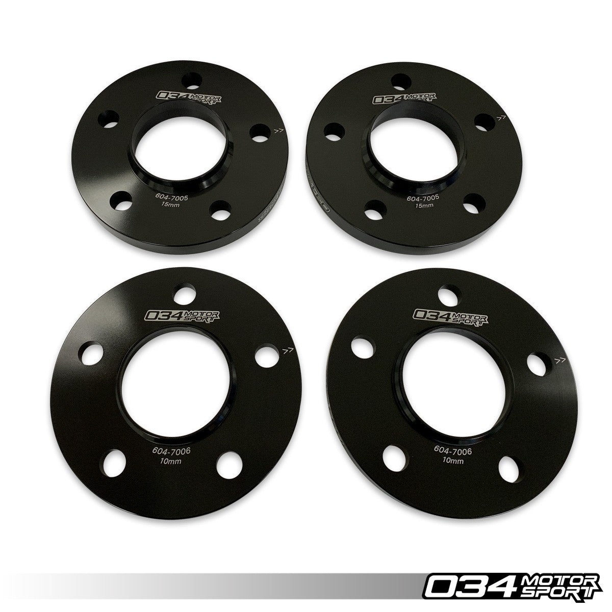 034Motorsport Dynamic+ Flush Wheel Spacer Kit 15mm & 10mm - Audi RS5 B8 4.2 V8 1