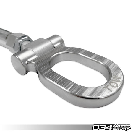 034Motorsport Billet Stainless Steel Screw-In Tow Hook - Audi A4, S4 & RS4 B6 B7 4