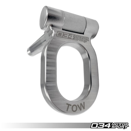 034Motorsport Stainless Steel Tow Hook 145mm - Audi A4 S4 RS4 A5 S5 RS5 B8 B8.5 2