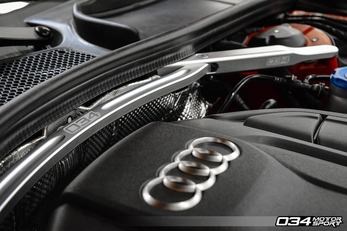 034Motorsport Front Strut Brace - Audi A4 S4 RS4 A5 S5 RS5 allroad B9 B9.5 3