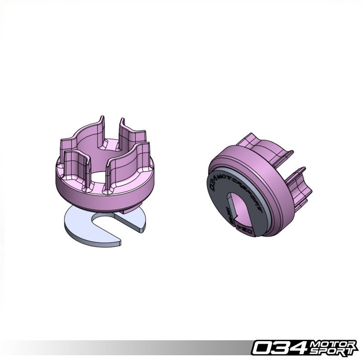 034Motorsport Rear Diff Carrier Mount Inserts - Audi A4 S4 RS4 B6 B7 quattro 2