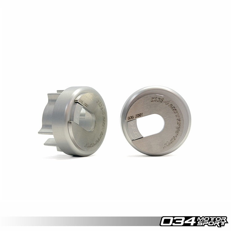 034Motorsport Rear Diff Carrier Mount Inserts - Audi A4 S4 RS4 B6 B7 quattro 1