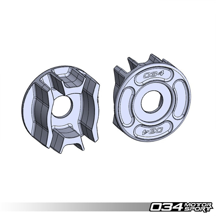 034Motorsport Billet Rear Diff Mount Inserts - Audi A4 A5 Q5 B8, A6 A7 C7 A8 2