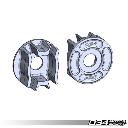 034Motorsport Billet Rear Diff Mount Inserts - Audi A4 A5 Q5 B8, A6 A7 C7 A8 2