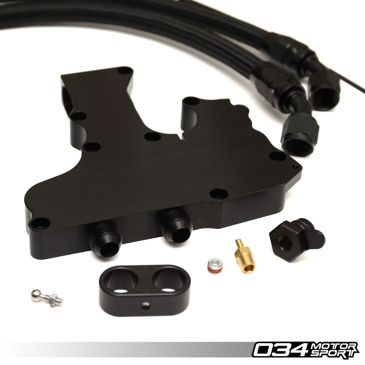 034Motorsport Catch Can Kit with Billet Breather - Audi A4 A5 Q5 B8 2.0 TFSI 3