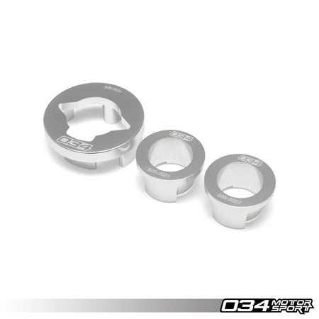 034Motorsport Billet Rear Diff Mount Inserts - Audi A4 A5 S4 S5 RS5 B9 quattro 2