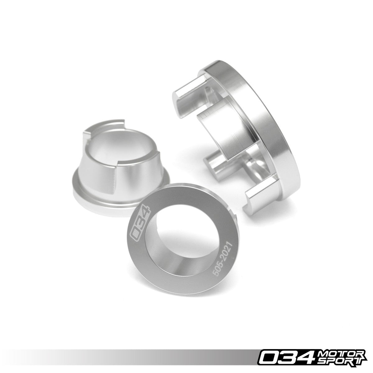 034Motorsport Billet Rear Diff Mount Inserts - Audi A4 A5 S4 S5 RS5 B9 quattro 1