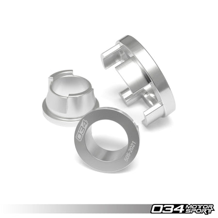034Motorsport Billet Rear Diff Mount Inserts - Audi A4 A5 S4 S5 RS5 B9 quattro 1