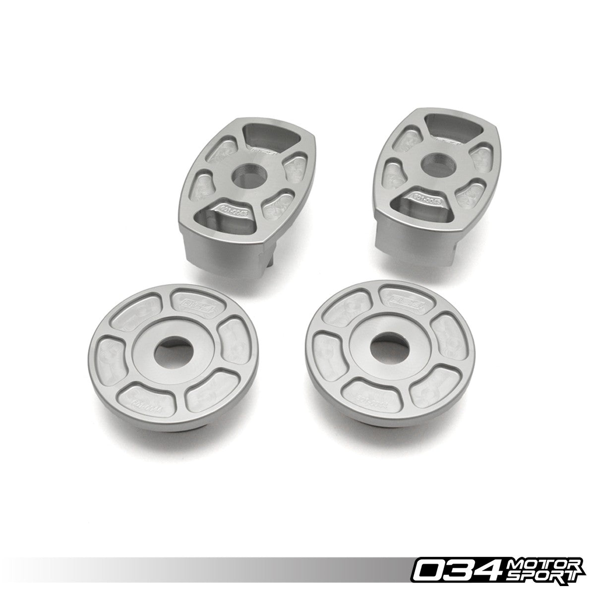 034Motorsport Billet Rear Subframe Mount Inserts - Audi A4 S4 RS4 A5 S5 RS5 B9 2
