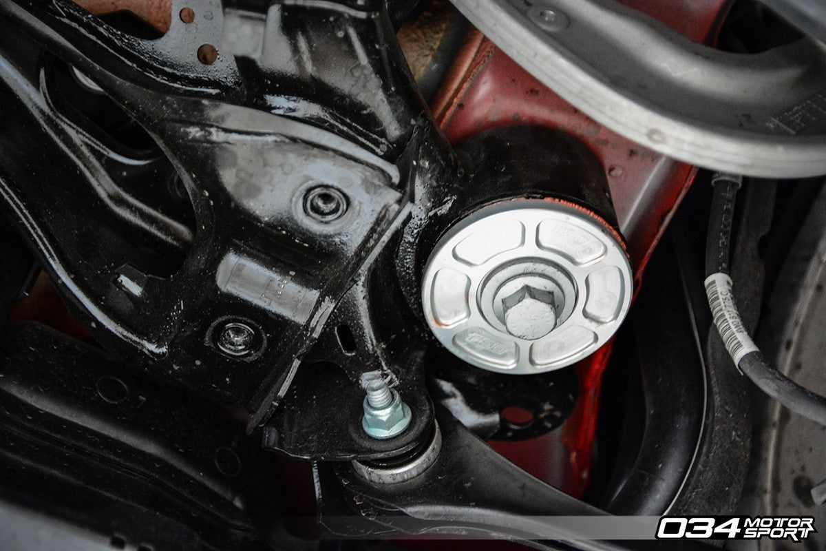 034Motorsport Billet Rear Subframe Mount Inserts - Audi A4 S4 RS4 A5 S5 RS5 B9 5