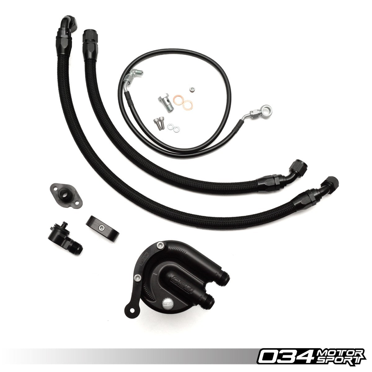 034Motorsport Billet Catch Can Kit - Audi TT RS 8J 2.5 TFSI Coupe & Roadster 1