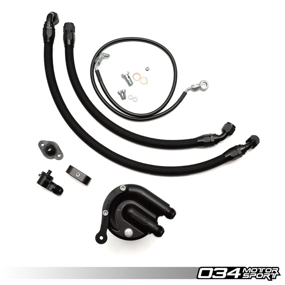 034Motorsport Billet Catch Can Kit - Audi TT RS 8J 2.5 TFSI Coupe & Roadster 1