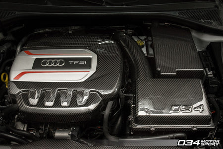 034Motorsport Carbon Fibre Engine Cover - Audi S3 8V & TTS 8S 2.0 TFSI 5