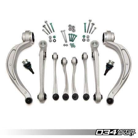 034Motorsport Density Line Control Arm Kit M14 - Audi A4 S4 A5 S5 Q5 B8 A6 A7 C7 1