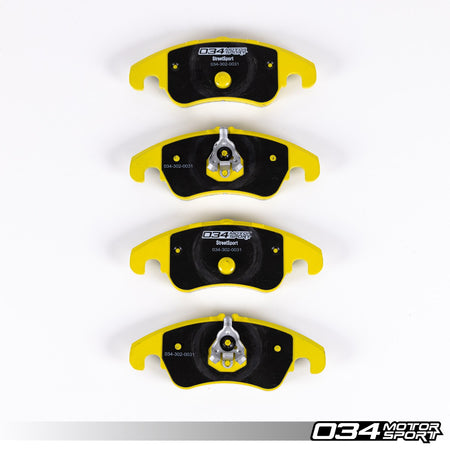 034Motorsport Dynamic+ StreetSport Front Brake Pads - Audi S4 S5 B8 B8.5 345mm 3