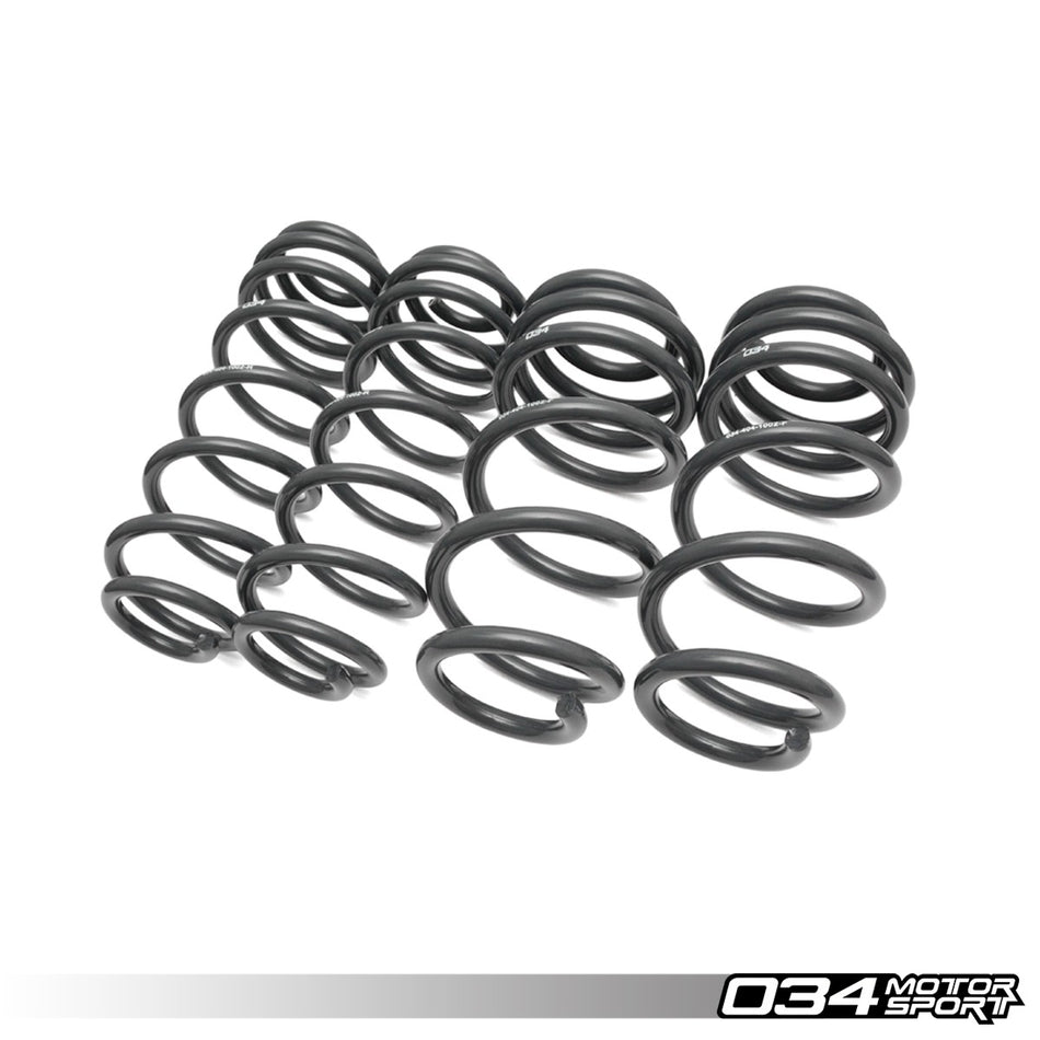 034Motorsport Dynamic+ Lowering Springs 25mm - Audi S4 B8 B8.5 3.0 TFSI Saloon 1