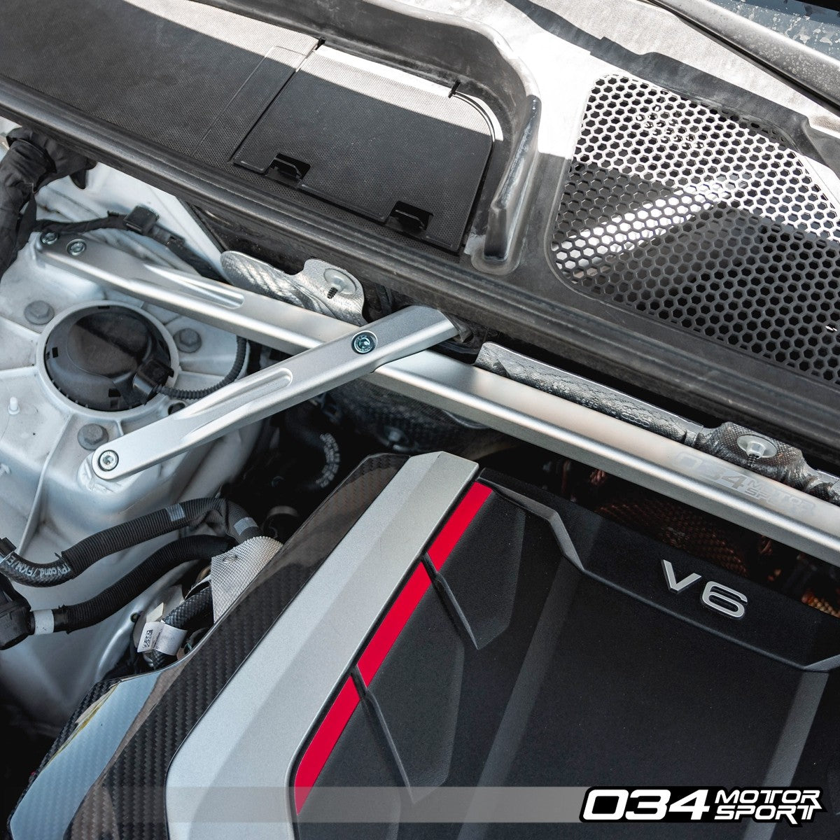 034Motorsport Billet Aluminium Front Strut Brace - Audi Q5 & SQ5 FY B9/B9.5 6