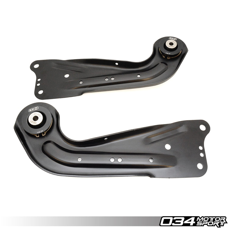 034Motorsport Spherical Rear Trailing Arms - VW Golf GTI R Mk7 Mk8, Audi S3 RS3 1