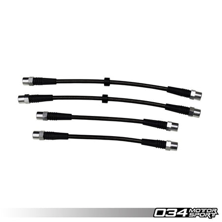 034Motorsport Braided Brake Line Kit - Audi C4 S4 & S6 2.2 Turbo (UrS4 / UrS6) 1