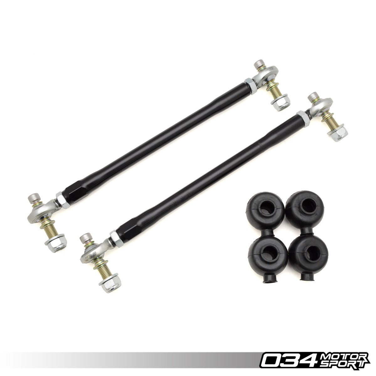 034Motorsport Adjustable Front Drop Links - VW Golf GTI R, Audi A3 S3 RS3 TT 1