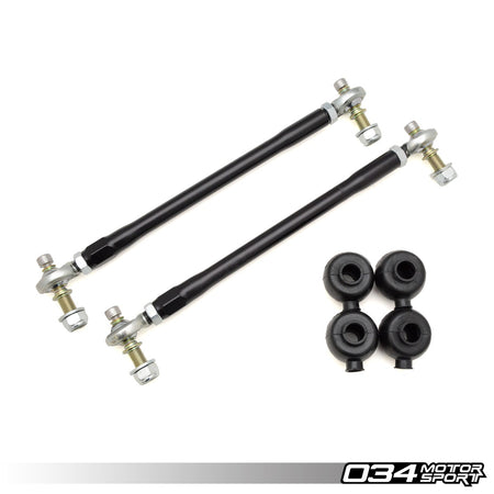 034Motorsport Adjustable Front Drop Links - VW Golf GTI R, Audi A3 S3 RS3 TT 1