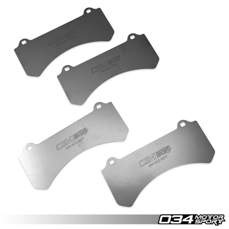 034Motorsport Grade 5 Titanium Brake Pad Shim Kit for 034 RS+ Big Brake Package 1